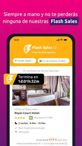 Rumbo.es - vuelos baratos screenshot