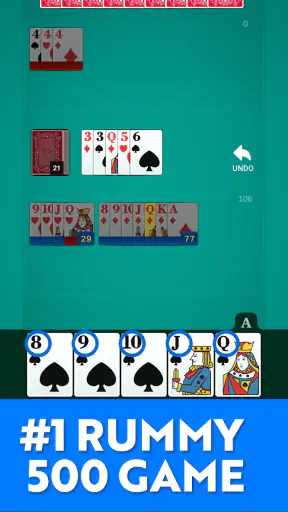 Rummy 500 - Juego de Cartas screenshot