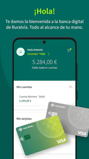 Ruralvía - Banca digital screenshot