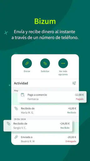 Ruralvía - Banca digital screenshot