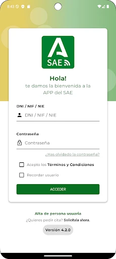 SAE.Servicio Andaluz de Empleo screenshot