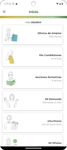 SAE.Servicio Andaluz de Empleo screenshot