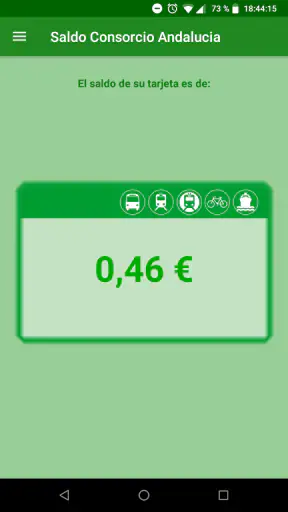 Saldo Transportes Andalucía screenshot