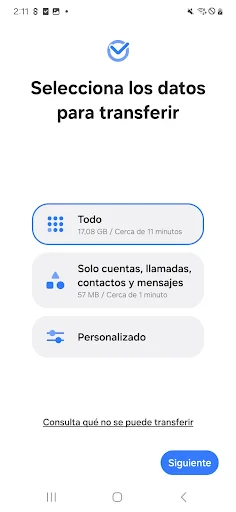 Samsung Smart Switch Mobile screenshot
