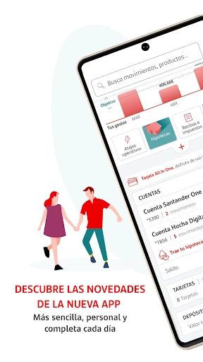 Santander España screenshot