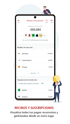 Santander España screenshot