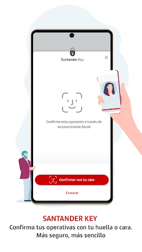 Santander España screenshot