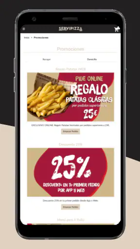 ServiPizza screenshot