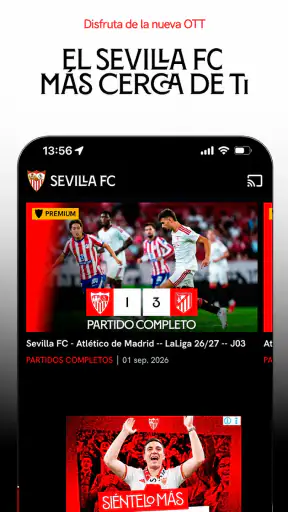 Sevilla FC - App Oficial screenshot