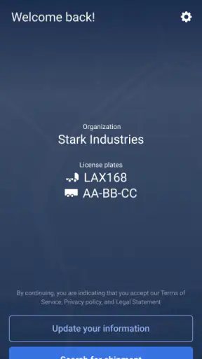 Shippeo Driver screenshot
