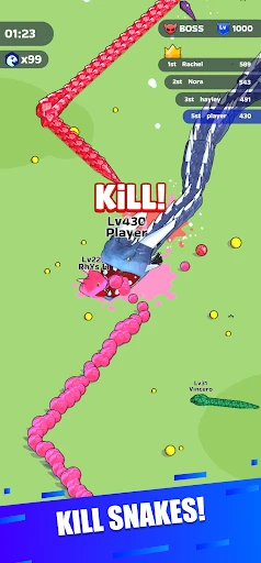 Snake Clash screenshot
