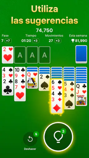 Solitario - Juego de cartas screenshot