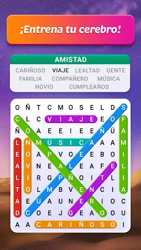 Sopa de Letras Español screenshot