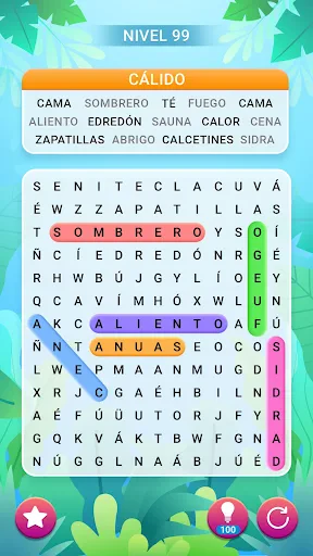 Sopa de Letras Español screenshot