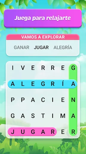 Sopa de Letras Español screenshot
