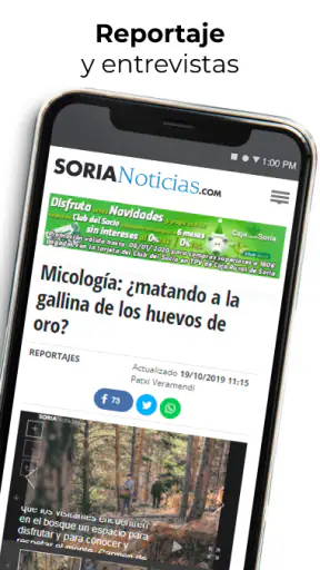 Soria Noticias: Diario Digital screenshot