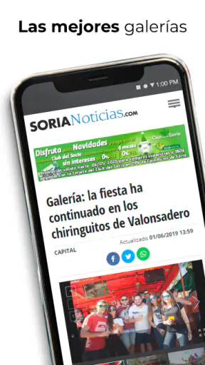 Soria Noticias: Diario Digital screenshot