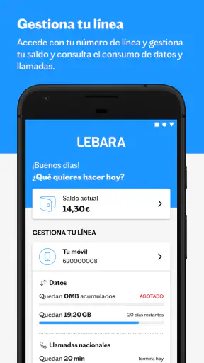 Soy Lebara - Área de cliente screenshot