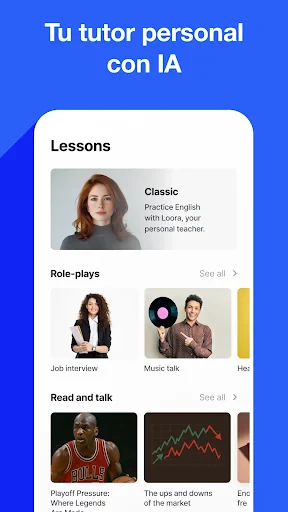 Speak English with Loora AI screenshot