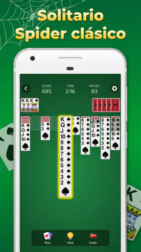 Spider Solitaire, Solitario screenshot