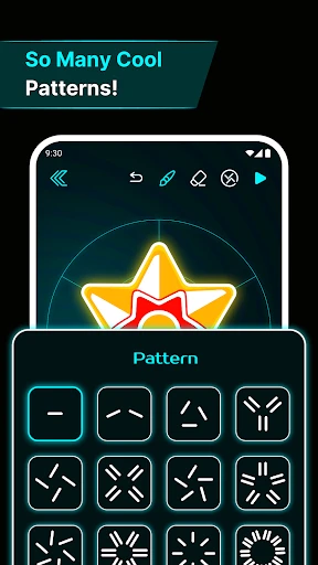 Spinner de dedo: Arte glow screenshot