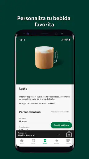 Starbucks España screenshot
