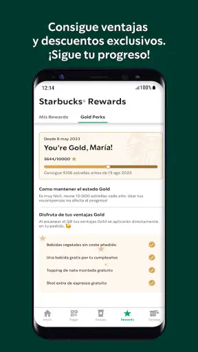 Starbucks España screenshot