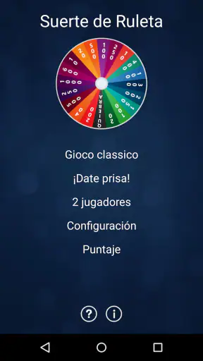 Suerte de Ruleta (español) screenshot