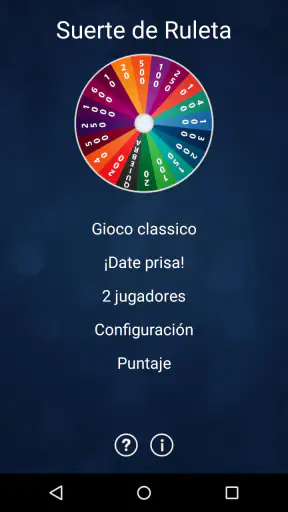 Suerte de Ruleta (español) screenshot