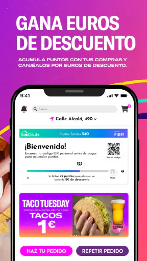 Taco Bell España screenshot