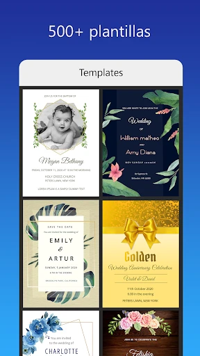 Tarjeta Invitaciones digitales screenshot