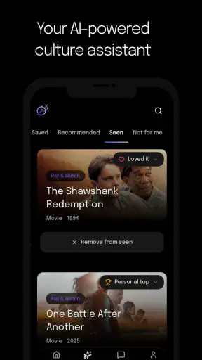 TasteRay: What to Watch? screenshot