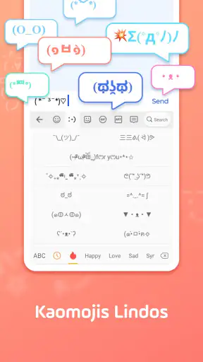 Teclado Emoji Facemoji & Fonts screenshot