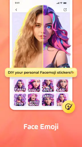 Teclado Emoji Facemoji & Fonts screenshot