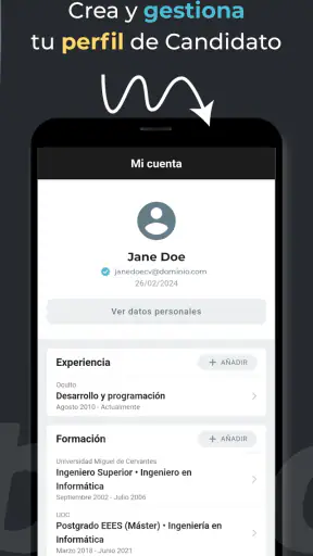 tecnoempleo.com screenshot