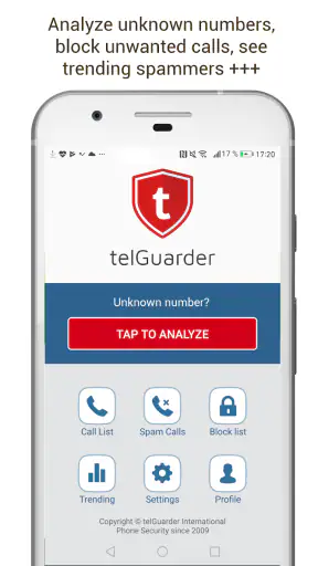 telGuarder screenshot