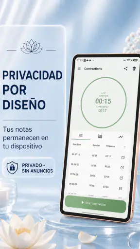 Temporizador de contracción screenshot