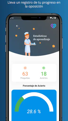 Test auxiliar enfermería -TCAE screenshot