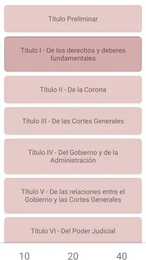 Test de Constitución Española screenshot