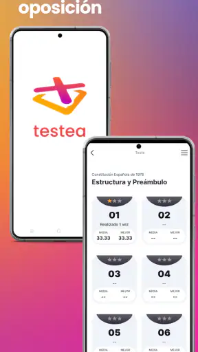 Testea screenshot
