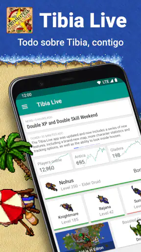 Tibia Live - Promoted Fansite screenshot