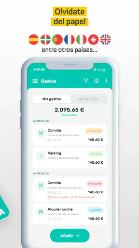 Tickelia - Notas de gastos screenshot