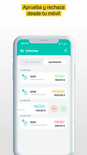 Tickelia - Notas de gastos screenshot