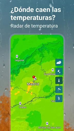 Tiempo & Radar: alarma lluvia screenshot