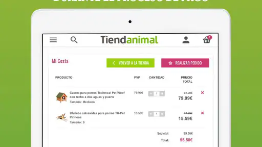 Tiendanimal screenshot