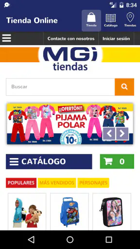 Tiendas MGI screenshot