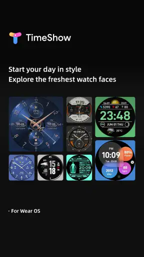 TimeShow watch faces screenshot