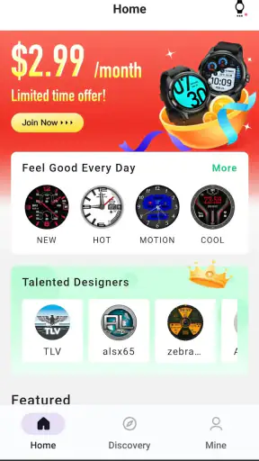 TimeShow watch faces screenshot