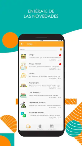 TokApp School: Comunicación screenshot