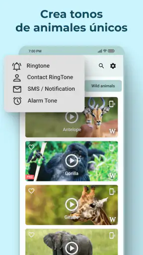 Tonos y Sonidos de Animales screenshot